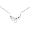 WAVELYN - 0.03ct White Diamond Petite Necklace -Paddington Jeweller - OJ Co