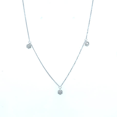 Daffodil Triple flower 9kt Gold 0.12ct Diamond Necklace -  Paddington Jeweller - Ojco