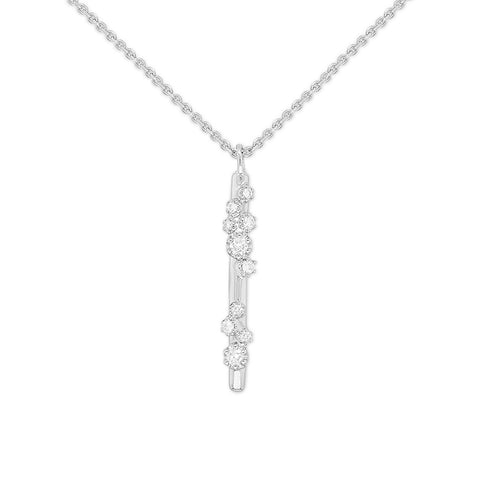 ANNA - 0.08ct Diamond Drop Pendant and Chain -  Paddington Jeweller - OJ Co