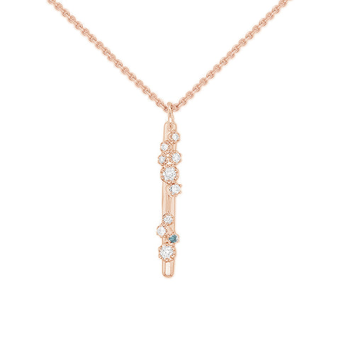 ALESSIA - 0.08ct Diamond Drop Pendant and Chain -  Paddington Jeweller - OJ Co