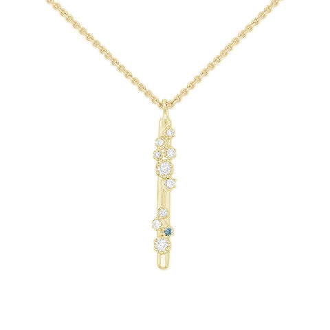 ALESSIA - 0.08ct Diamond Drop Pendant and Chain -  Paddington Jeweller - OJ Co