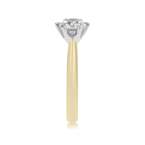 CAROLINA - 1.00ct Diamond 6 Claw Solitaire Ring -  Paddington Jeweller - OJ Co
