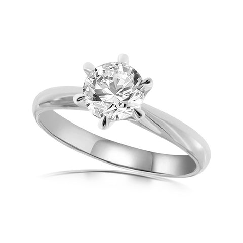 CAROLINA - 1.00ct Diamond 6 Claw Solitaire Ring -  Paddington Jeweller - OJ Co
