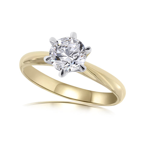 CAROLINA - 1.00ct Diamond 6 Claw Solitaire Ring -  Paddington Jeweller - OJ Co