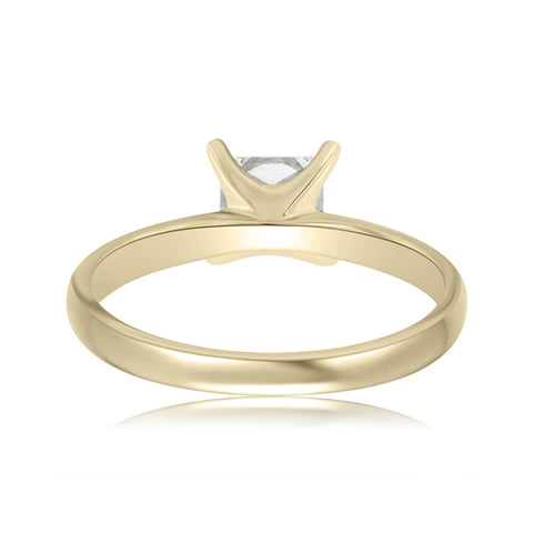 DIANA - 1.00ct Princess Cut Diamond 4 Claw Solitaire Ring -  Paddington Jeweller - OJ Co