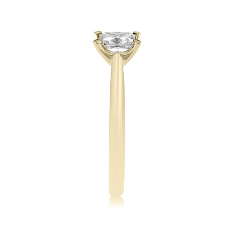 DIANA - 1.00ct Princess Cut Diamond 4 Claw Solitaire Ring -  Paddington Jeweller - OJ Co
