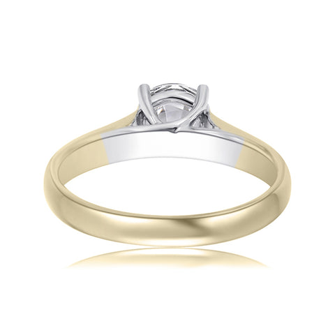 LIANA - 1.00ct Diamond 4 Claw Solitaire Ring -  Paddington Jeweller - OJ Co