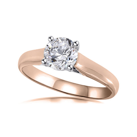 LIANA - 1.00ct Diamond 4 Claw Solitaire Ring -  Paddington Jeweller - OJ Co