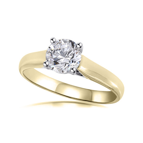 LIANA - 1.00ct Diamond 4 Claw Solitaire Ring -  Paddington Jeweller - OJ Co