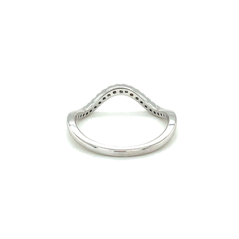 SANDY - 0.095ct Diamond Wave Ring -  Paddington Jeweller - OJ Co