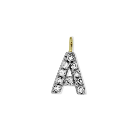 DIAMOND LETTER "A" -  Paddington Jeweller - Ojco