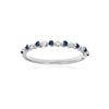 SAPPHIRA - 0.10ct Diamond and 0.18ct Blue Sapphire Ring -Paddington Jeweller - OJ Co