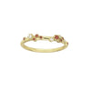 STELLA - White Diamond and Pink Sapphire Petite Stacker Ring -Paddington Jeweller - OJ Co