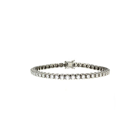 Custom made for Barbara - 1.025ct Diamond bracelet in 9kt white gold -  Paddington Jeweller - OJ Co
