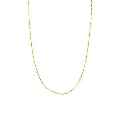 9kt Yellow Gold 0.9mm Tiffany Chain 45cm 0.7gr -  Paddington Jeweller - OJ Co