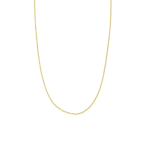 9kt Yellow Gold 0.9mm Tiffany Chain 45cm 0.7gr -  Paddington Jeweller - OJ Co