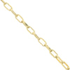 9kt Yellow Gold Open Link HammeredCut 50cm Chain, 3.4gr 2mm -Paddington Jeweller - OJ Co