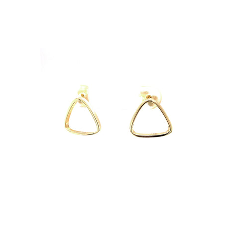 Detachable Geometric Triangle Drop Earrings in 9kt Yellow Gold -  Paddington Jeweller - OJ Co