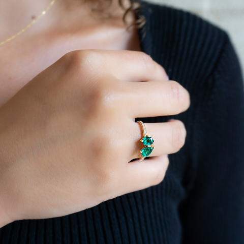 EMERALD RING -  Paddington Jeweller - Ojco