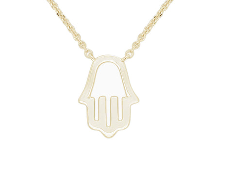 Hamsa Necklace -  Paddington Jeweller - Ojco