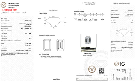 Custom Made for Benji 1.52ct LAB Grown Emerald Cut Diamodn Ring -  Paddington Jeweller - Ojco