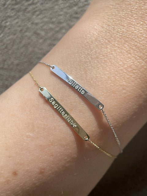 Meg - 9kt gold ID Bracelet -  Paddington Jeweller - OJ Co