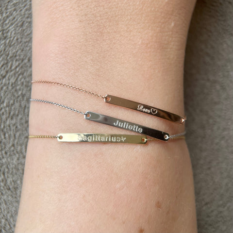 Meg - 9kt gold ID Bracelet -  Paddington Jeweller - OJ Co