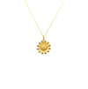 9kt Yellow Gold Sun Flower Pendant -Paddington Jeweller - OJ Co