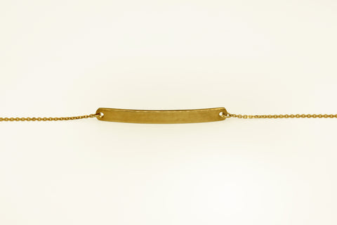 Meg - 9kt gold ID Bracelet -  Paddington Jeweller - Ojco