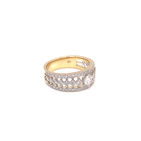 Custom Made for Kathryn - Diamond Statement ring in 9KYWG (customer diamonds)) -  Paddington Jeweller - OJ Co
