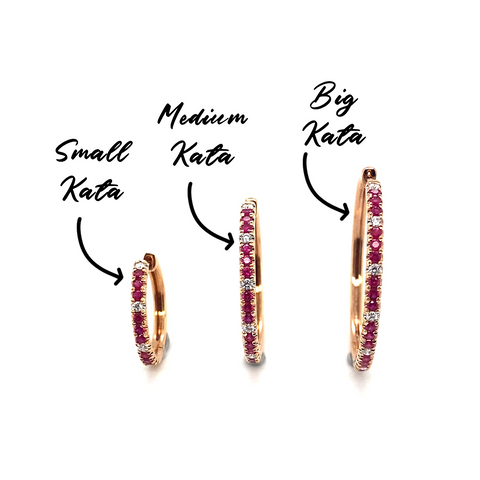 BIG KATA HOOPS -  Paddington Jeweller - Ojco
