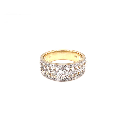 Custom Made for Kathryn - Diamond Statement ring in 9KYWG (customer diamonds)) -  Paddington Jeweller - OJ Co