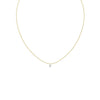 NOM Single Diamond Letter Necklace in 9kt Gold -Paddington Jeweller - OJ Co