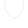 NOM Single Diamond Letter Necklace in 9kt Gold -Paddington Jeweller - OJ Co