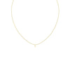 NOM Single Plain Letter Necklace in 9kt Gold -Paddington Jeweller - OJ Co