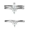 Custom Made for Sarah - Diamond wedding band in1 8KWG (to match customer's engagement ring) -Paddington Jeweller - Ojco