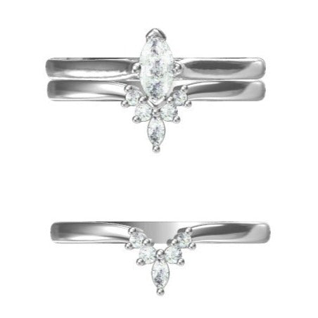 Custom Made for Sarah - Diamond wedding band in1 8KWG (to match customer's engagement ring) -  Paddington Jeweller - Ojco