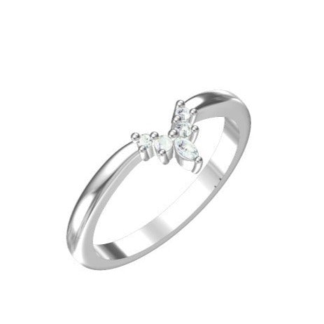 Custom Made for Sarah - Diamond wedding band in1 8KWG (to match customer's engagement ring) -  Paddington Jeweller - Ojco