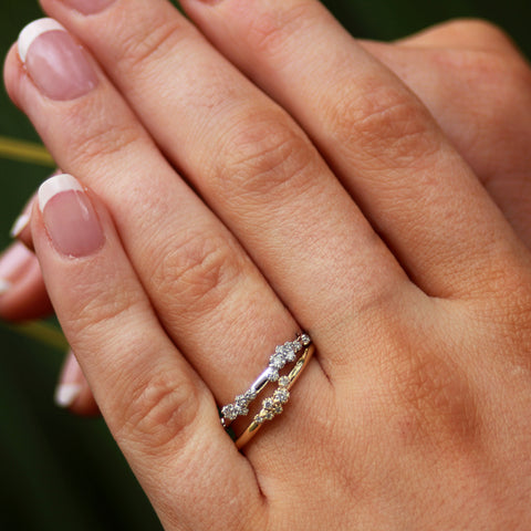 WINONA - 0.05ct Diamond Petite Stacker Ring -  Paddington Jeweller - OJ Co