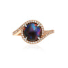 2.61ct Opal and 0.30ct Diamond Ring in 14kt Rose Gold -Paddington Jeweller - OJ Co