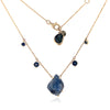 OJCO Rough Sapphire Necklace in 9kt Yellow Gold -Paddington Jeweller - OJ Co