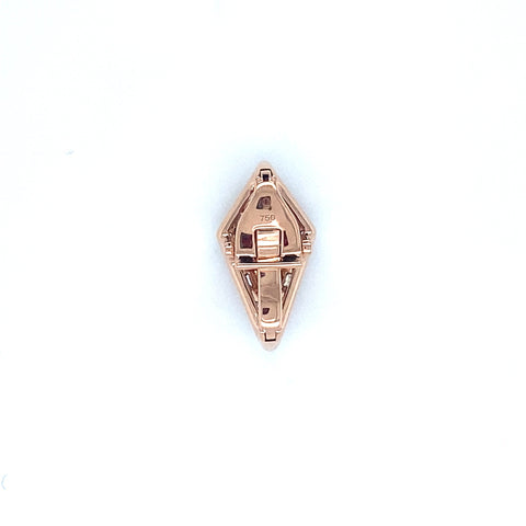 Rosie  - Rubelite Diamond Pendant -  Paddington Jeweller - Ojco