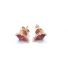 Rose- Rubelite Stud Earrings -Paddington Jeweller - Ojco
