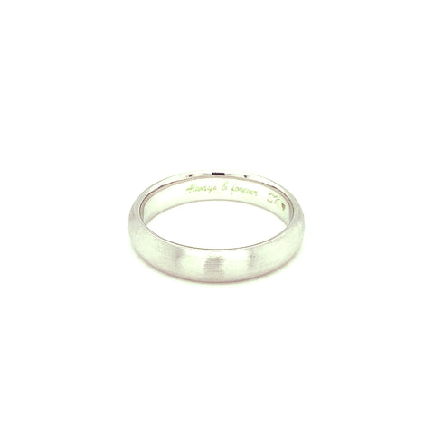 Custom Made for Shani  - Handmade Platinum Wedding Band 5mm with -  Paddington Jeweller - OJ Co