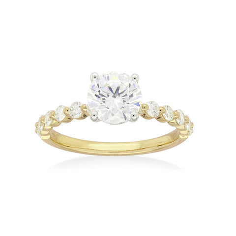 ZENITH - 1.43ct Diamond Shoulder Solitaire Engagement Ring -  Paddington Jeweller - OJ Co