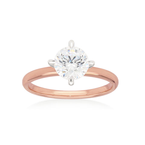MYRNA - 1.00ct Diamond Claw Set Solitaire Engagement Ring -  Paddington Jeweller - OJ Co