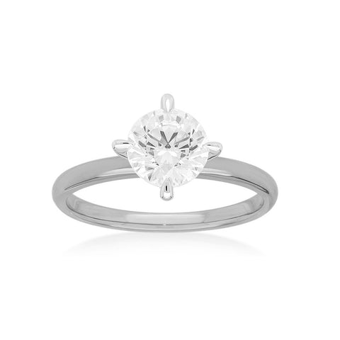 MYRNA - 1.00ct Diamond Claw Set Solitaire Engagement Ring -  Paddington Jeweller - OJ Co