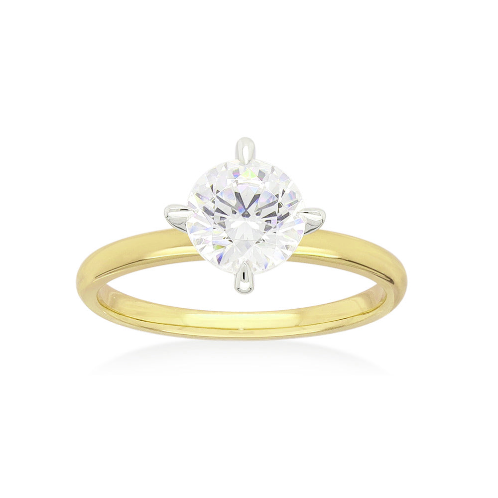 MYRNA - 1.00ct Diamond Claw Set Solitaire Engagement Ring -  Paddington Jeweller - OJ Co