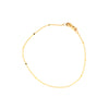 9kt Yellow Gold Cable Square Ball Bracelet, 18cm 1gr -Paddington Jeweller - OJ Co