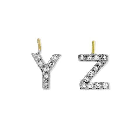 NOM Triple Diamond Letter Necklace in 9kt Gold -  Paddington Jeweller - OJ Co